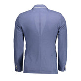 Gant Blue Cotton Men Jacket